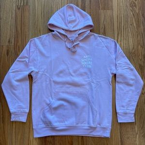 Anti Social Social Club ASSC Pink Hoodie Size M
